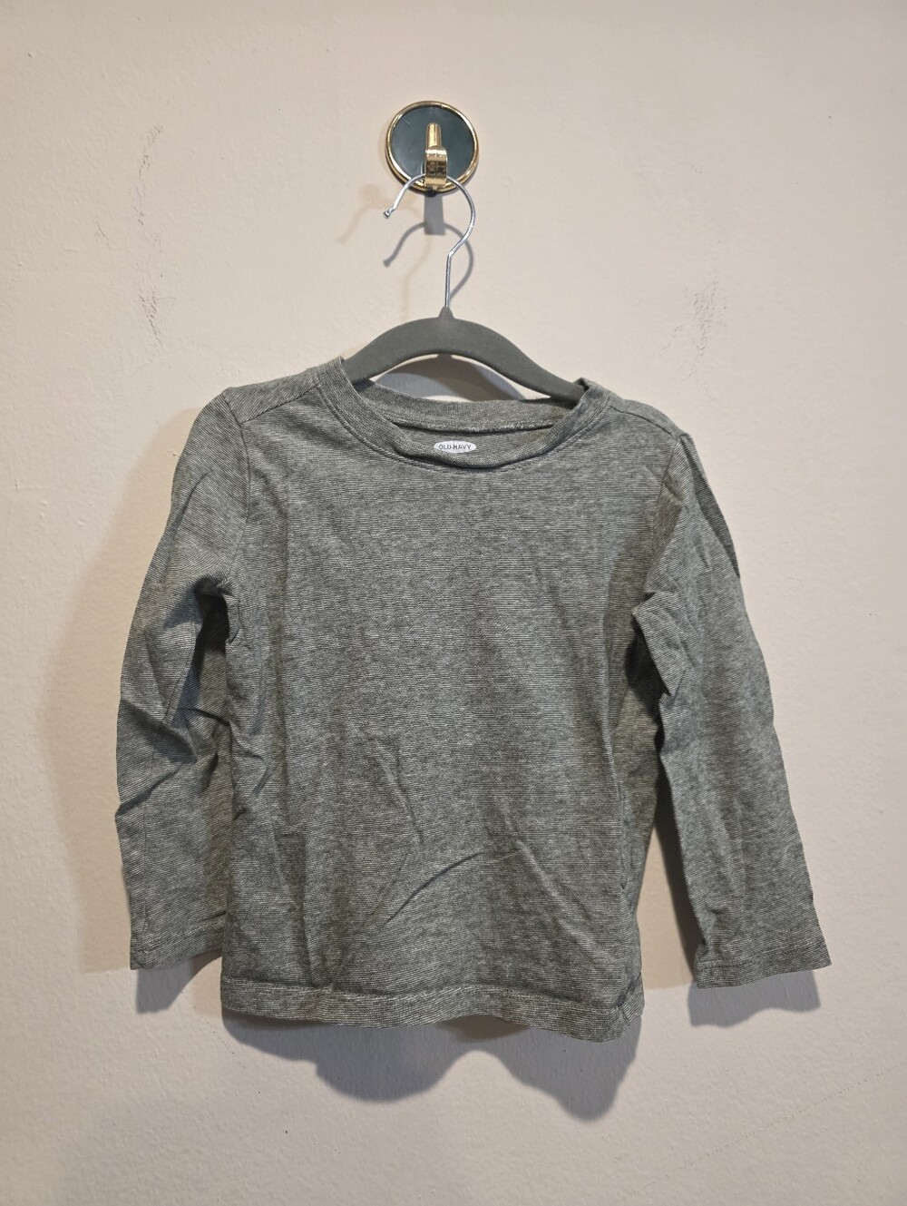 Old Navy Kids Heather Green Crew Neck Shirt